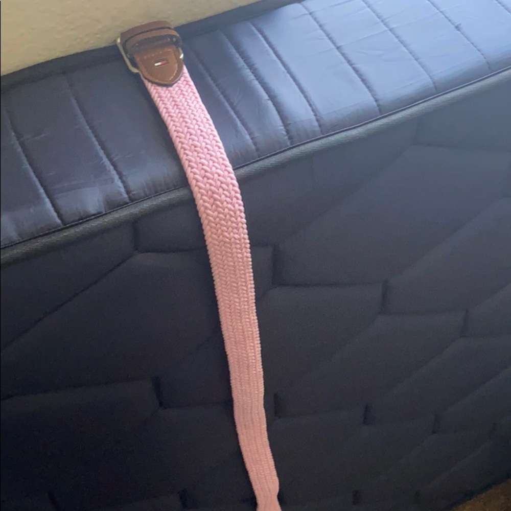 Pink Leather Tommy Hilfiger Belt